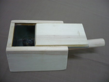 m031   有柄木制溫灸盒